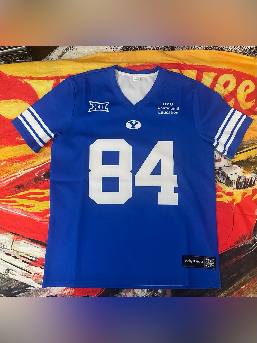 BYU Brigham Young Continuing Education Football Jersey Size Adult Small